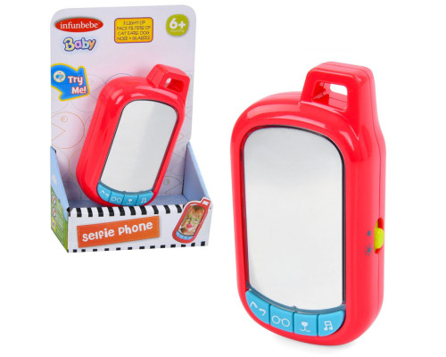 Дитячий розвиваючий телефончик LS1020 дзеркало-проявлення картинки, звук, світло