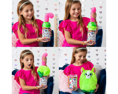 М’яка іграшка-сюрприз "Звірятко в банці" Misfittens 03962 серії "Gemstones" в асортименті