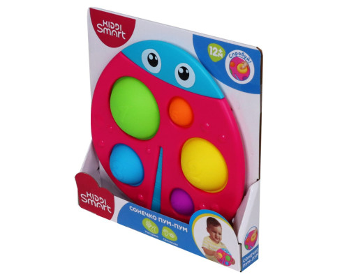 Дитяча сенсорна іграшка "Божа корівка Пум-пум" KIDDI SMART 4520-KS