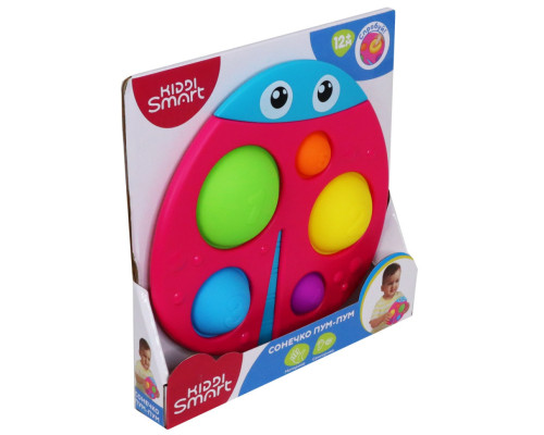 Дитяча сенсорна іграшка "Божа корівка Пум-пум" KIDDI SMART 4520-KS