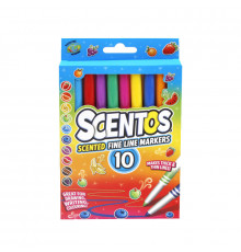 Набір ароматних маркерів з пером для малювання 40720, 10 кольорів