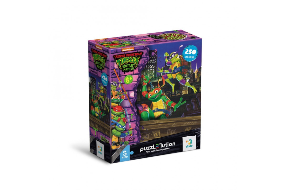 Пазл класичний Medium-S "TMNT. Донателло та Мікеланджело" 200529, 250 елементів Пазл класичний Medium-S "TMNT. Донателло та Мікеланджело" 200529, 250 елементів