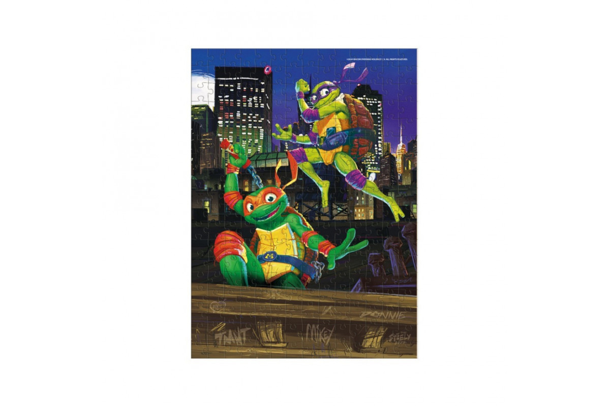 Пазл класичний Medium-S "TMNT. Донателло та Мікеланджело" 200529, 250 елементів Пазл класичний Medium-S "TMNT. Донателло та Мікеланджело" 200529, 250 елементів