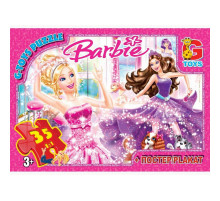 Дитячий пазл "Barbie" BA001 плакат 35 елементів