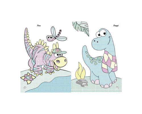 Веселі кольори. Динозаврики Ранок 1554007 малюй водою