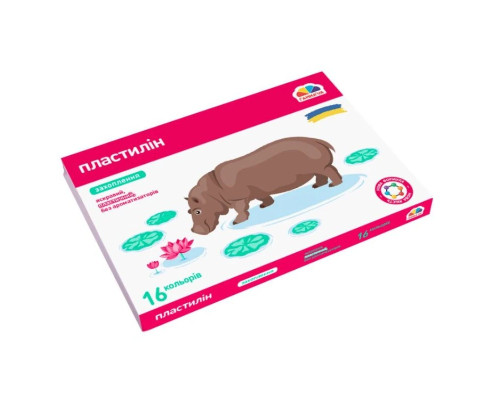 Набір для ліплення пластилін "Захоплення" 200314, 16 кольорів