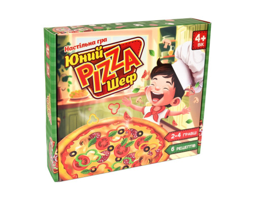 Настольная игра Юный Pizza Шеф 30781 ингредиенты для пиццы 6 рецептов