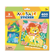 Детский набор для творчества мозаика "Зоопарк" 300896 со стикерами