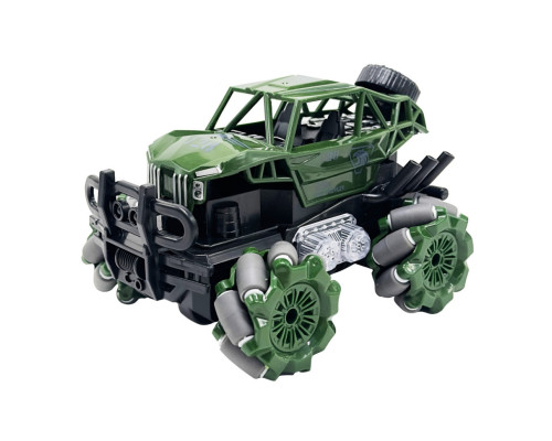 Джип на радіокеруванні ESD668-1C(Green) 16,5 см, світлові ефекти, акумулятор, 1:16