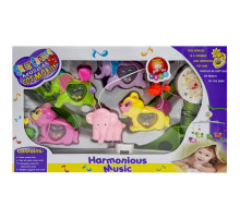 Музичний мобіль на ліжечко "Harmonious music" M 1245-30B U/R, з заводним механізмом