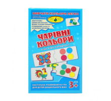 Детская настольная игра Волшебные цвета 85471 игровые карточки - пазлы