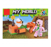 Конструктор детский "Minecraft" 66117-6, 39 деталей Конструктор детский "Minecraft" 66117-6, 39 деталей