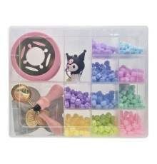 Набір для творчості "Сургучний штамп" C712-5-9, 10 кольорів