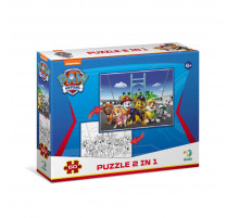 Детские Пазлы 2 в 1 Paw Patrol "Отчаянная команда" DoDo 200162 60 элементов