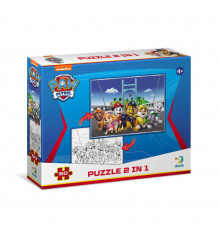 Дитячі Пазли 2 в 1 Paw Patrol "Відчайдушна команда" DoDo 200162 60 елементів