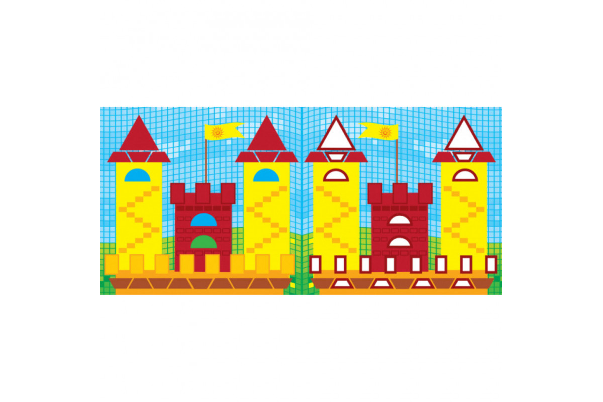 Розвиваюча книжка Наклейки-картинки "Палац" 668006, 8 сторінок