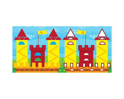 Развивающая книжка Наклейки-картинки "Дворец" 668006, 8 страниц