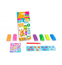 Набір тісту для ліплення "Neon Assorted" TM Lovin 41197, 6 кольорів