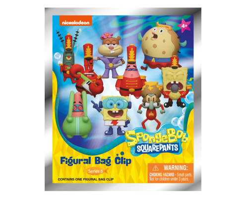 Игровая фигурка на клипсе "Губка Боб" Monogram 63345 серии "Nickelodeon"