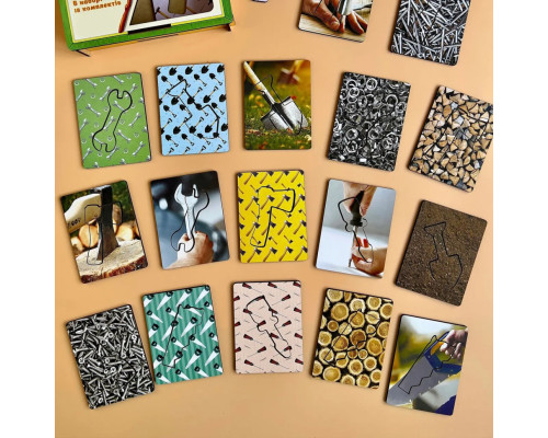 Деревянные Досточки Сегена "Инструменты" Ubumblebees (ПСФ098) PSF098 с узорами