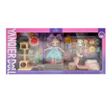 Дитяча іграшкова лялька "YQE-Girl" Bambi 3688-183A, з аксесуарами