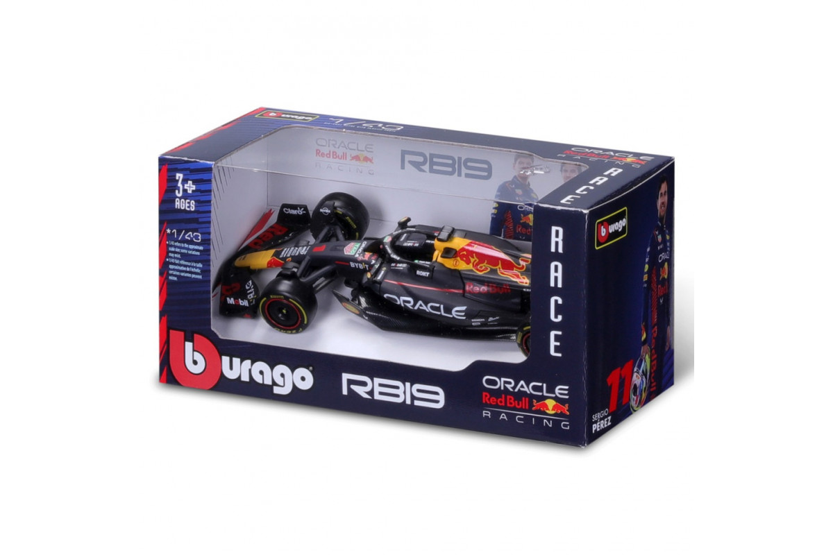 Колекційна автомодель "Red Bull Racing RB19 (2023)" Bburago 18-38082, 1:43 масштаб Колекційна автомодель "Red Bull Racing RB19 (2023)" Bburago 18-38082, 1:43 масштаб