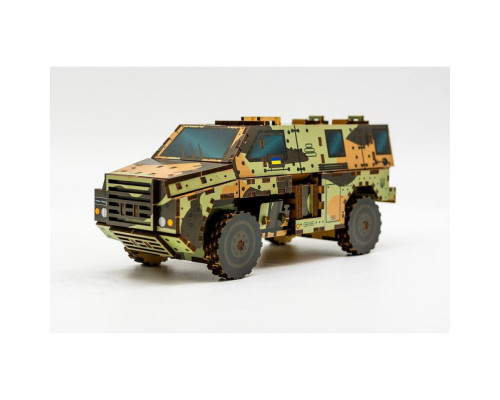 Дерев'яний 3D конструктор "Бушмастер" 139-0209, 139 деталей