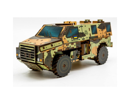 Дерев'яний 3D конструктор "Бушмастер" 139-0209, 139 деталей