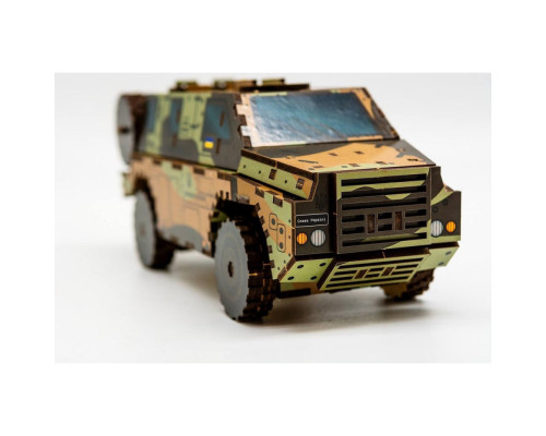 Дерев'яний 3D конструктор "Бушмастер" 139-0209, 139 деталей