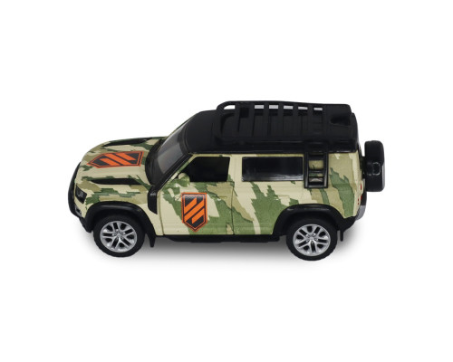 Автомодель серии "Шевроны Героев" Land Rover Defender 110 "3 ОШБр" TechnoDrive 250363M2 масштаб 1:39