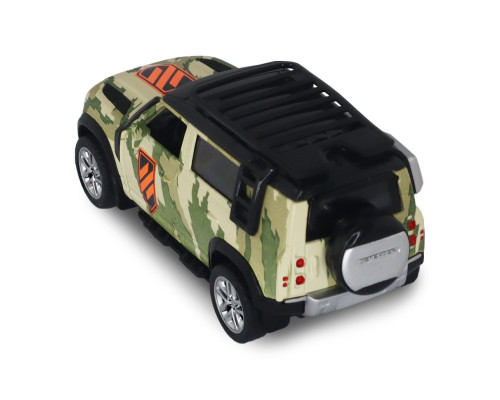 Автомодель серии "Шевроны Героев" Land Rover Defender 110 "3 ОШБр" TechnoDrive 250363M2 масштаб 1:39