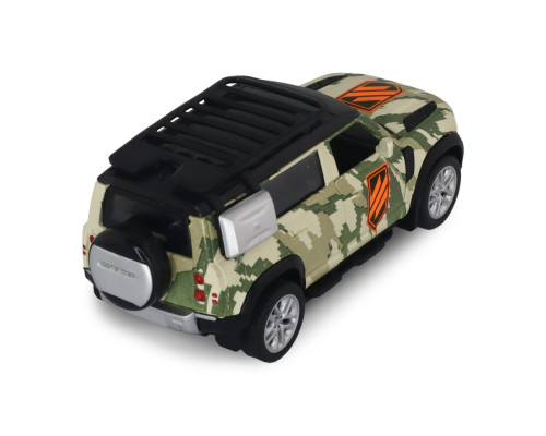 Автомодель серии "Шевроны Героев" Land Rover Defender 110 "3 ОШБр" TechnoDrive 250363M2 масштаб 1:39