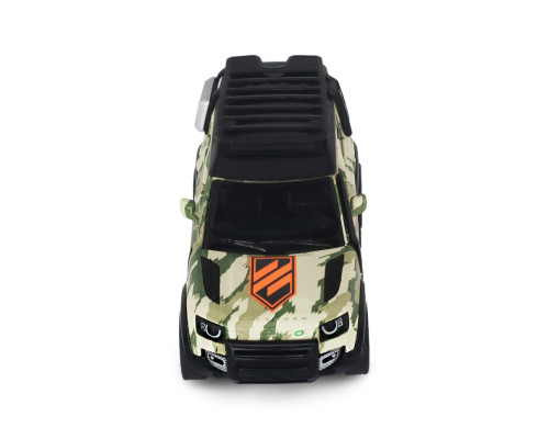 Автомодель серии "Шевроны Героев" Land Rover Defender 110 "3 ОШБр" TechnoDrive 250363M2 масштаб 1:39