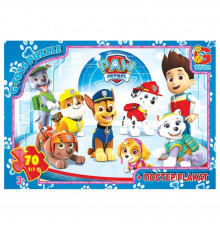 Детский пазл "Щенячий патруль" PW0884 постер, 70 элементов