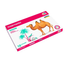 Набор для лепки пластилин "Увлечение" 200315, 18 цветов