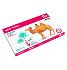 Набір для ліплення пластилін "Захоплення" 200315, 18 кольорів