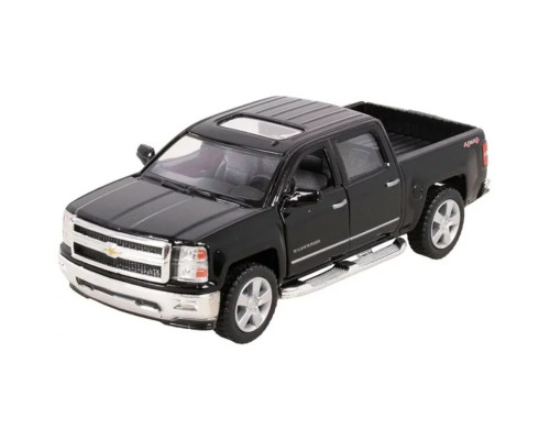 Коллекционная машинка "Chevrolet Silverado 2014" KT5381W(Black) масштаб 1:42