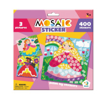 Дитячий набір для творчості мозаїка "Принцеси" 300897 зі стікерами