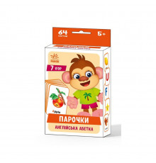 Настільна гра Парочки: Англійський алфавіт 1392002, 7 ігор