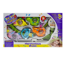 Музичний мобіль на ліжечко "Harmonious music" M 1245-31B U/R, з заводним механізмом