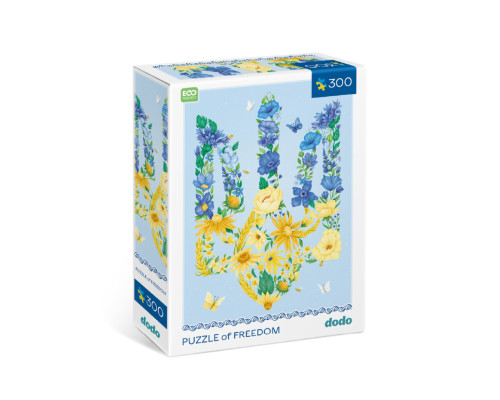 Пазл класичний "Квітучий тризуб" 300588, 300 елементів