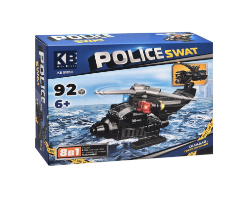 Дитячий конструктор Police SWAT KB 5905B пластик, 92 деталі