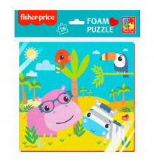 Мягкие пазлы "Бегемот и зебра" Vladi Toys VT1109-04, 25 эл