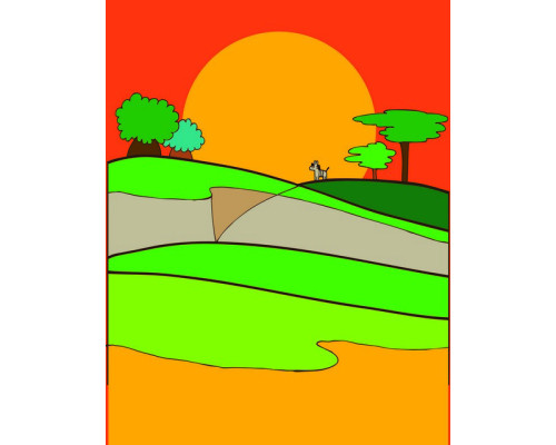 Дитяча книга "Верхи на слоні"  402436 з наклейками