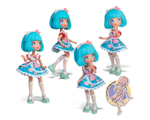 Дитяча лялька "Красуня Пінк" 4SF Manga Dolls HKTF0300 серії "Hello Kitty"