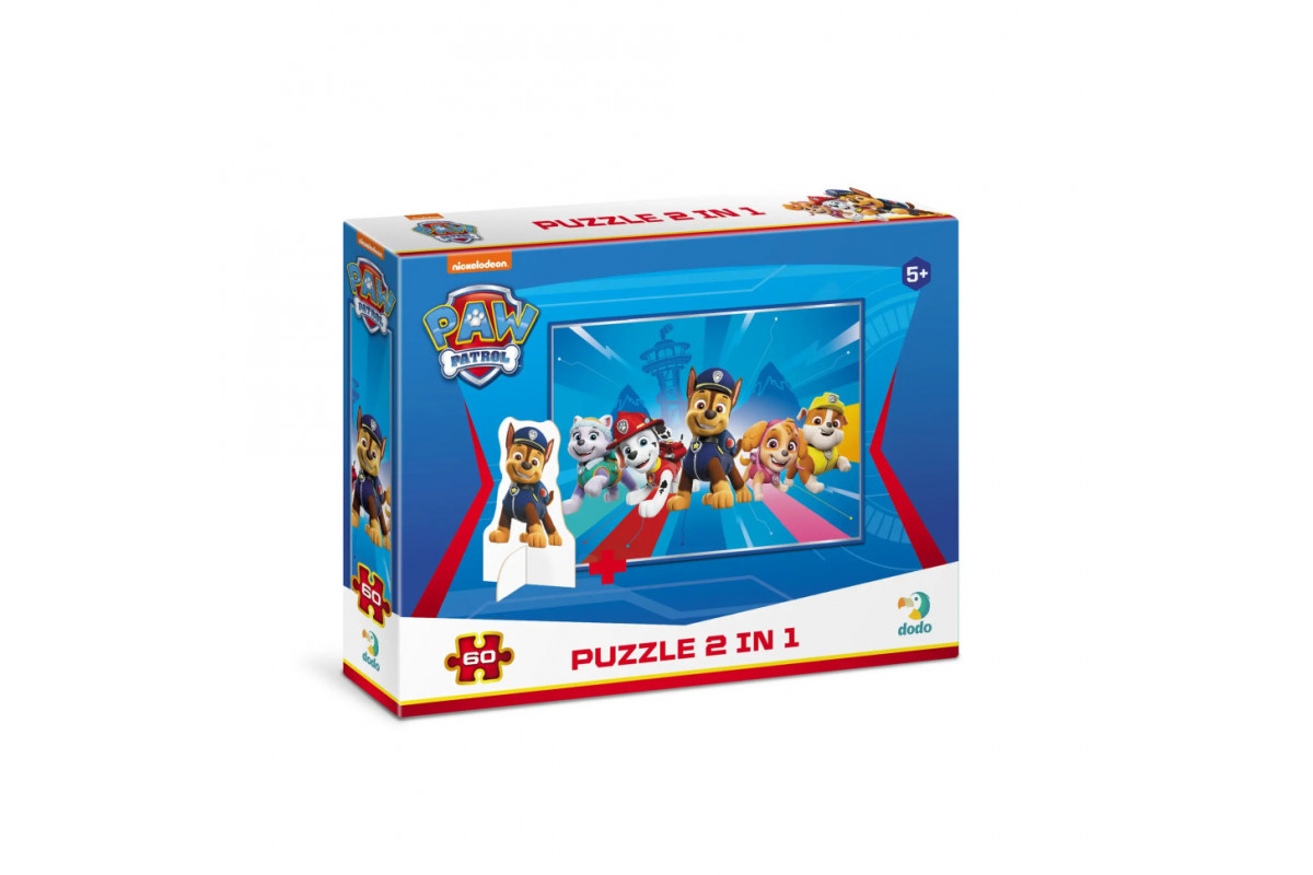 Дитячі Пазли Paw Patrol "Готові до пригод" DoDo 200163 60 елементів, з фігуркою