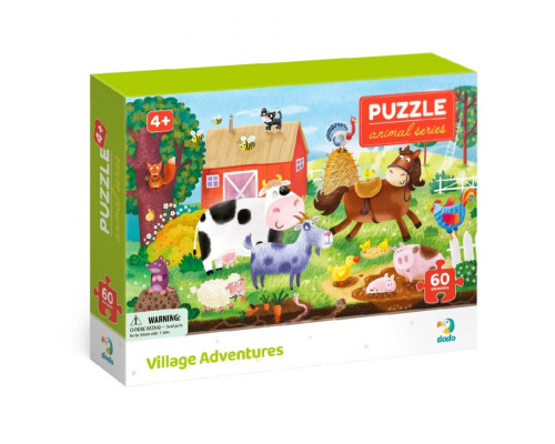 Дитячий пазл "Сільські пригоди" 300377, 60 деталей