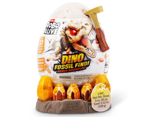 Інтерактивний ігровий набір-сюрприз Бурштинові розкопки динозавра Pets & Robo Alive 71153