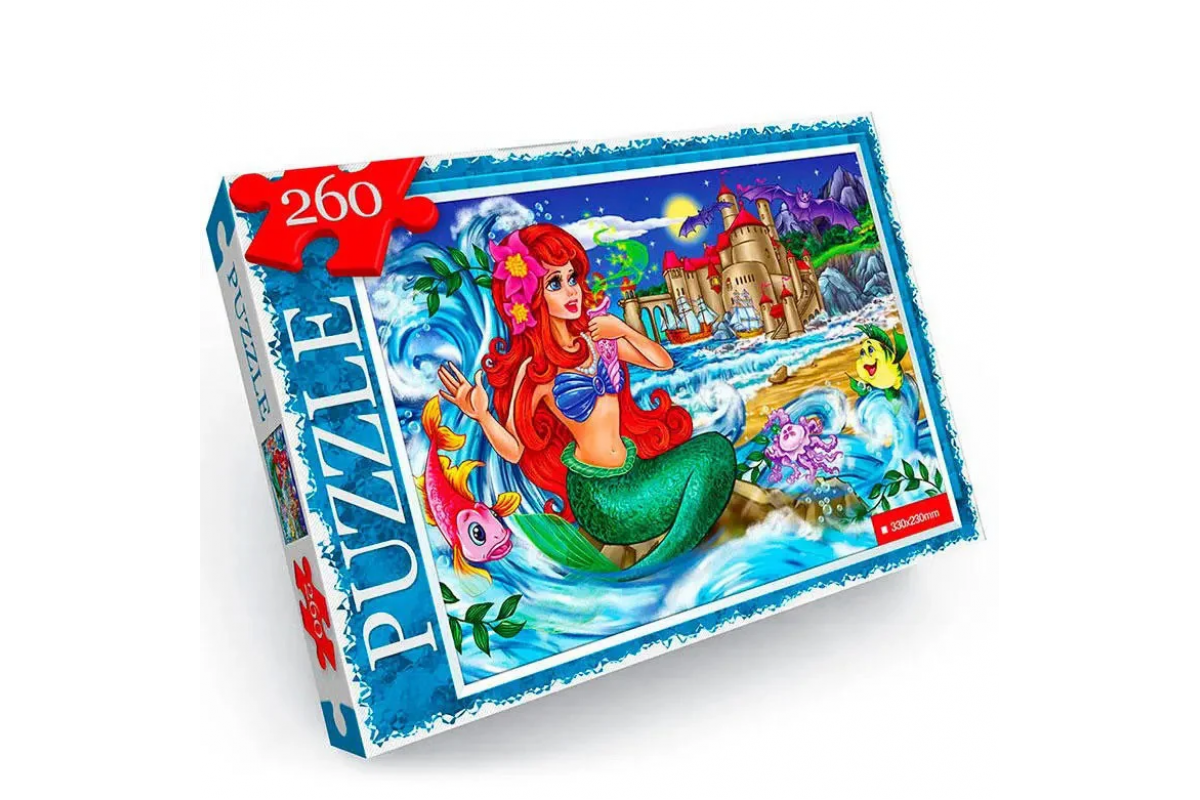 Пазл "Русалка" Danko Toys C260-13-10, 260 эл.