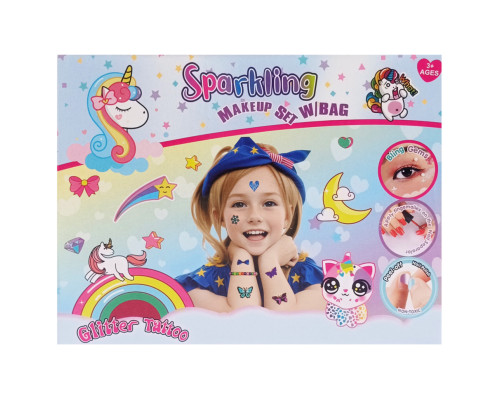 Дитячий іграшковий набір косметики L5285 лак 2 шт, помада, блиск, обруч для волосся